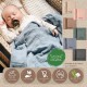 Organic Bamboo Cotton Muslin Swaddle Blanket